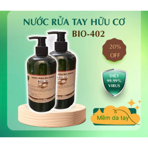 Nước Rửa Tay Sinh Học BIO-402 ( chai 500ml) - Hình ảnh 6